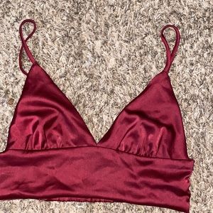 Lulus satin bralette